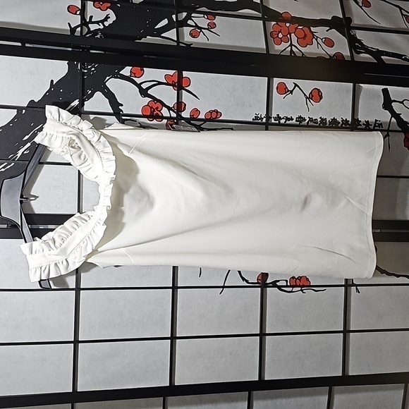 Marina Ruffle Shift Dress Size 6 NWT - Picture 2 of 8